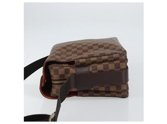 LOUIS VUITTON Borsa a Spalla Naviglio Damier Ebene N45255 LV Auth BA8745 - vista 4