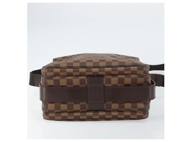 LOUIS VUITTON Borsa a Spalla Naviglio Damier Ebene N45255 LV Auth BA8745 - vista 5