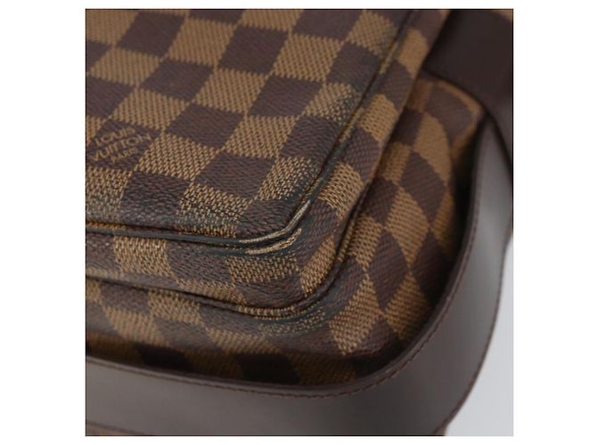 LOUIS VUITTON Borsa a Spalla Naviglio Damier Ebene N45255 LV Auth BA8745 - vista 8