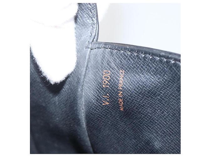 LOUIS VUITTON Borsa a Spalla Epi Saint Cloud GM Nera M52192 LV Auth 156981 Nero - vista 12
