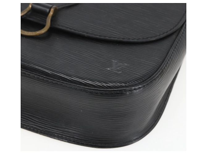 LOUIS VUITTON Borsa a Spalla Epi Saint Cloud GM Nera M52192 LV Auth 156981 Nero - vista 14