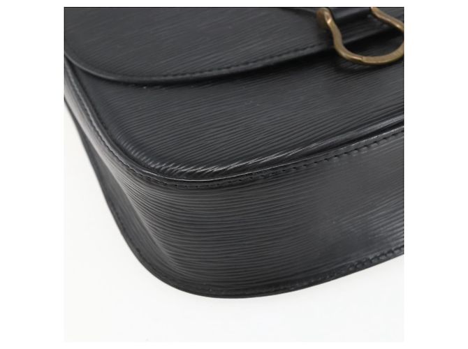 LOUIS VUITTON Borsa a Spalla Epi Saint Cloud GM Nera M52192 LV Auth 156981 Nero - vista 15