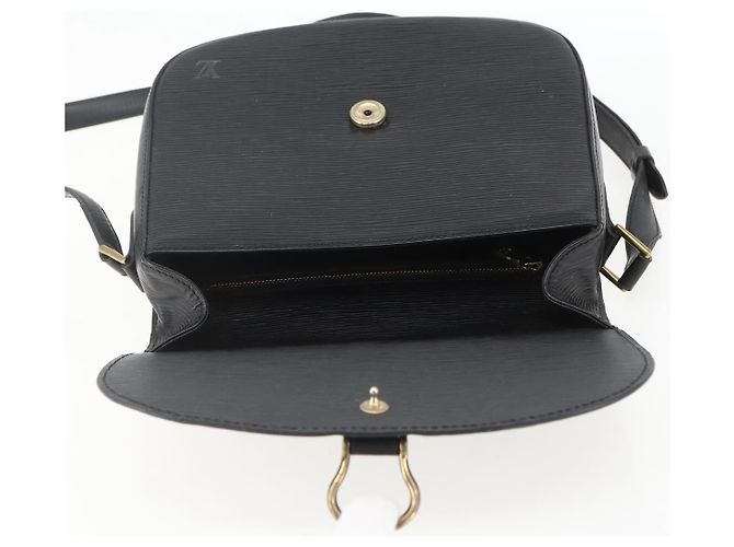 LOUIS VUITTON Borsa a Spalla Epi Saint Cloud GM Nera M52192 LV Auth 156981 Nero - vista 19