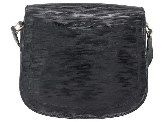 LOUIS VUITTON Borsa a Spalla Epi Saint Cloud GM Nera M52192 LV Auth 156981 Nero - vista 2