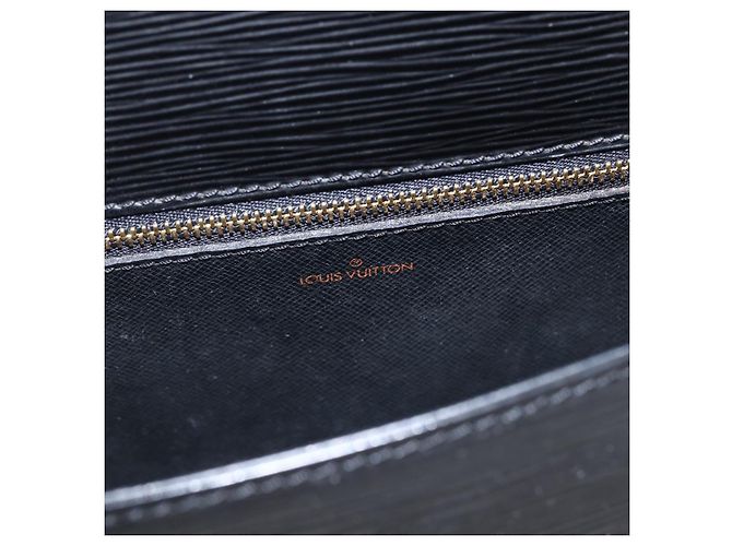 LOUIS VUITTON Borsa a Spalla Epi Saint Cloud GM Nera M52192 LV Auth 156981 Nero - vista 21