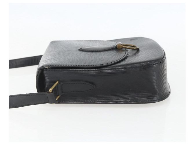 LOUIS VUITTON Borsa a Spalla Epi Saint Cloud GM Nera M52192 LV Auth 156981 Nero - vista 3