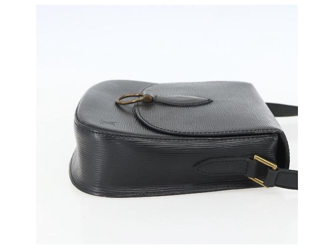 LOUIS VUITTON Borsa a Spalla Epi Saint Cloud GM Nera M52192 LV Auth 156981 Nero - vista 4