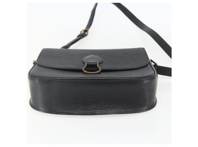 LOUIS VUITTON Borsa a Spalla Epi Saint Cloud GM Nera M52192 LV Auth 156981 Nero - vista 5