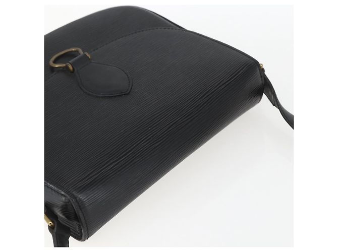 LOUIS VUITTON Borsa a Spalla Epi Saint Cloud GM Nera M52192 LV Auth 156981 Nero - vista 6