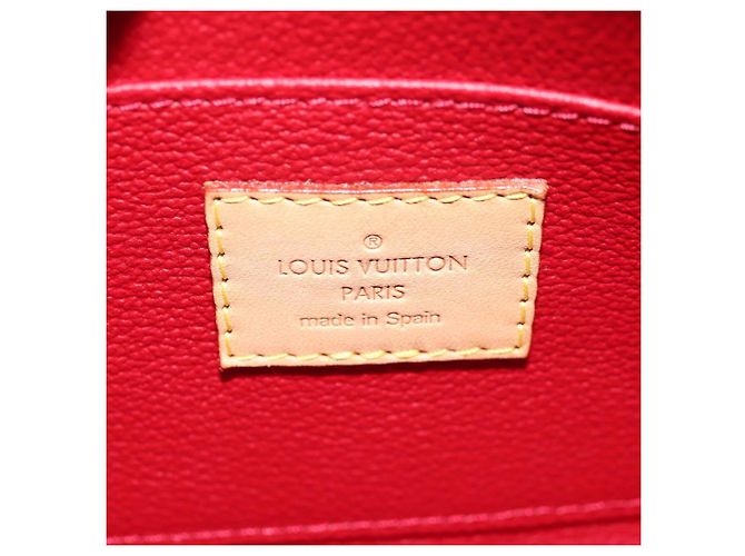 LOUIS VUITTON Pochette Pouch Monogram Vernis Rosa Indiano M90009 LV Auth am9994V - vista 17
