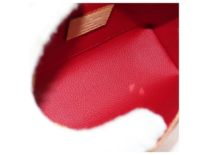 LOUIS VUITTON Pochette Pouch Monogram Vernis Rosa Indiano M90009 LV Auth am9994V - vista 9