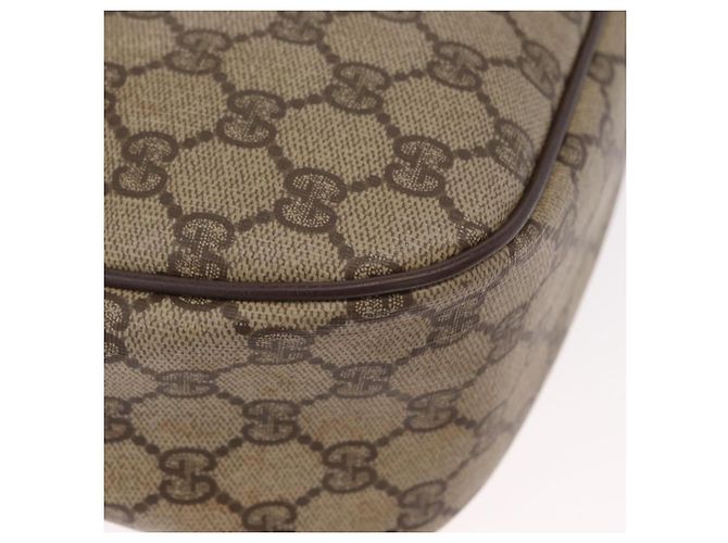 Borsa Sherry Line GG Supreme Web di GUCCI in PVC beige e oro 89 02 077 Auth 156280 D'oro - vista 15