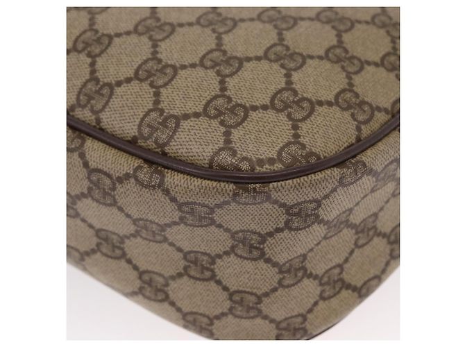 Borsa Sherry Line GG Supreme Web di GUCCI in PVC beige e oro 89 02 077 Auth 156280 D'oro - vista 16