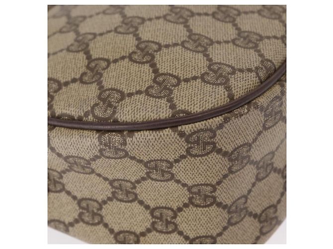 Borsa Sherry Line GG Supreme Web di GUCCI in PVC beige e oro 89 02 077 Auth 156280 D'oro - vista 9