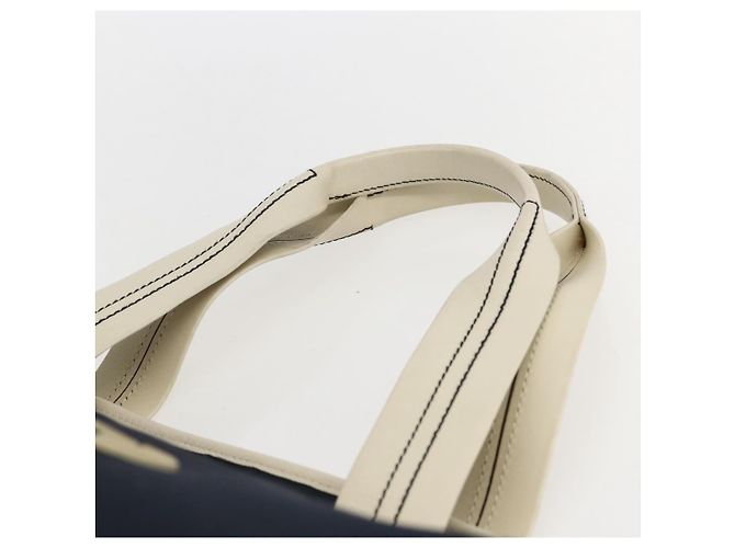 Gucci Borsa Tote in Nylon Blu Navy Argento 169943 Auth fm4956 - vista 8