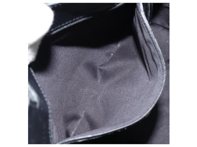 GUCCI GG Canvas Tote Bag Schwarz Silber 107757 Auth 156922 - Ansicht 21