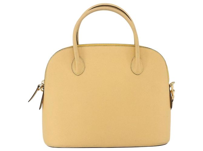Céline Borsa a mano CELINE in pelle 2 in 1 oro giallo Auth 156864 D'oro - vista 13