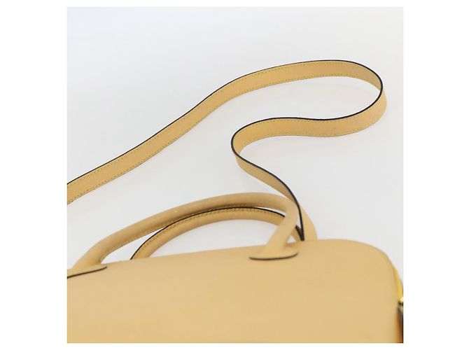 Céline Borsa a mano CELINE in pelle 2 in 1 oro giallo Auth 156864 D'oro - vista 14