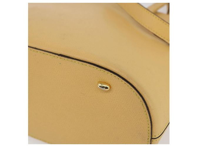 Céline Borsa a mano CELINE in pelle 2 in 1 oro giallo Auth 156864 D'oro - vista 16