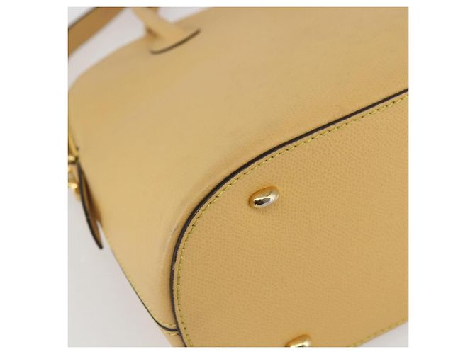 Céline Borsa a mano CELINE in pelle 2 in 1 oro giallo Auth 156864 D'oro - vista 17