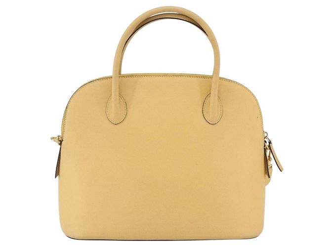 Céline Borsa a mano CELINE in pelle 2 in 1 oro giallo Auth 156864 D'oro - vista 2