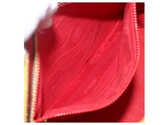 Céline Borsa a mano CELINE in pelle 2 in 1 oro giallo Auth 156864 D'oro - vista 22