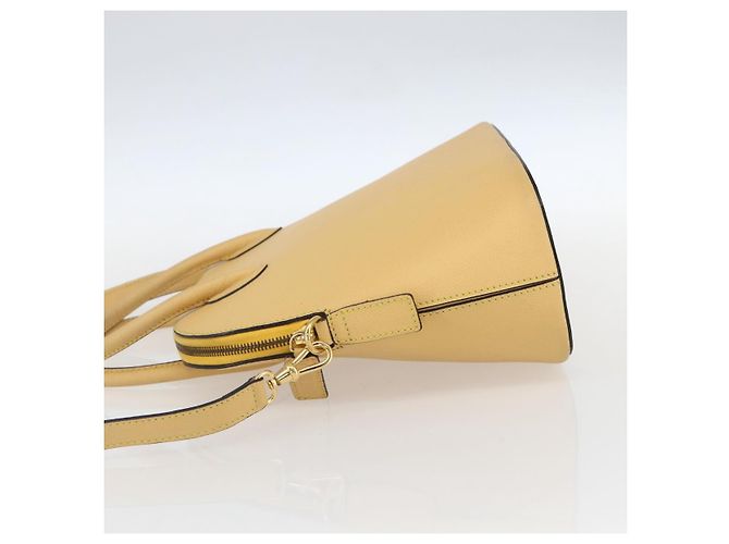 Céline Borsa a mano CELINE in pelle 2 in 1 oro giallo Auth 156864 D'oro - vista 3