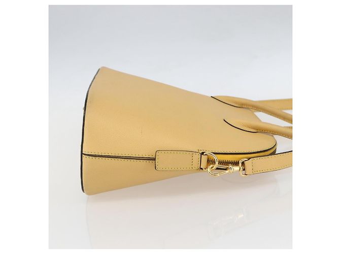 Céline Borsa a mano CELINE in pelle 2 in 1 oro giallo Auth 156864 D'oro - vista 4
