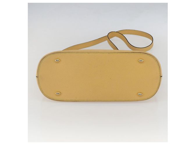 Céline Borsa a mano CELINE in pelle 2 in 1 oro giallo Auth 156864 D'oro - vista 5