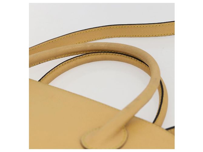 Céline Borsa a mano CELINE in pelle 2 in 1 oro giallo Auth 156864 D'oro - vista 8