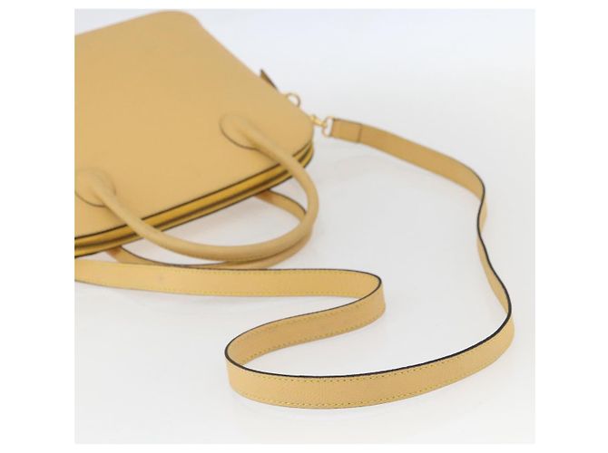 Céline Borsa a mano CELINE in pelle 2 in 1 oro giallo Auth 156864 D'oro - vista 9