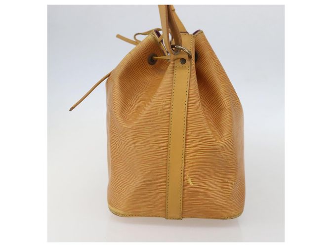 Noe LOUIS VUITTON Borsa a Spalla Petit Noé Epi Gialla M44109 LV Auth ka711 Giallo - vista 4