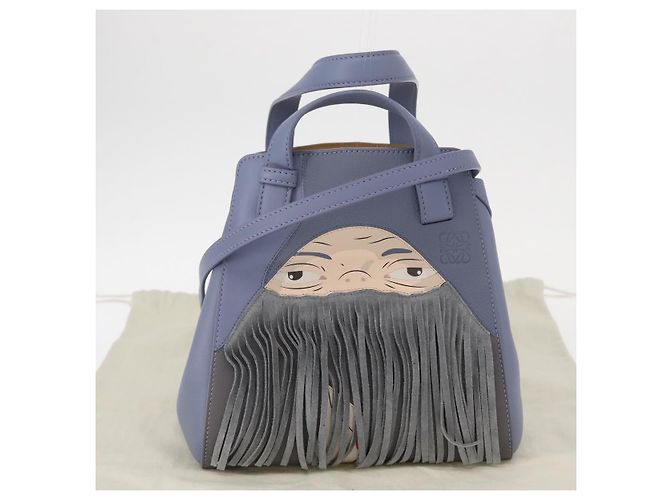 LOEWE Markl Hammock Nugget Loewe x Studio Ghibli 2way Azul Oro Auth BA9010SM Dorado Azul claro - vista 12