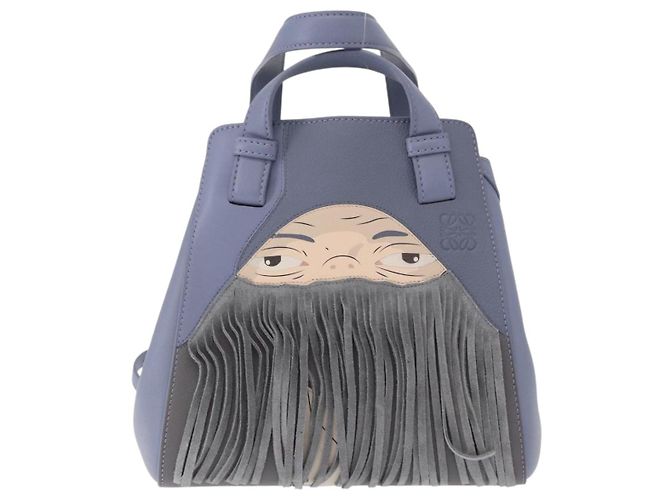 LOEWE Markl Hammock Nugget Loewe x Studio Ghibli 2way Azul Oro Auth BA9010SM Dorado Azul claro - vista 13