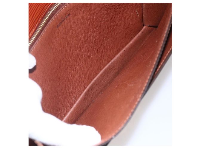 LOUIS VUITTON Borsa a Mano Dragonne Epi Serie Marrone M52618 LV Auth th6531 - vista 10