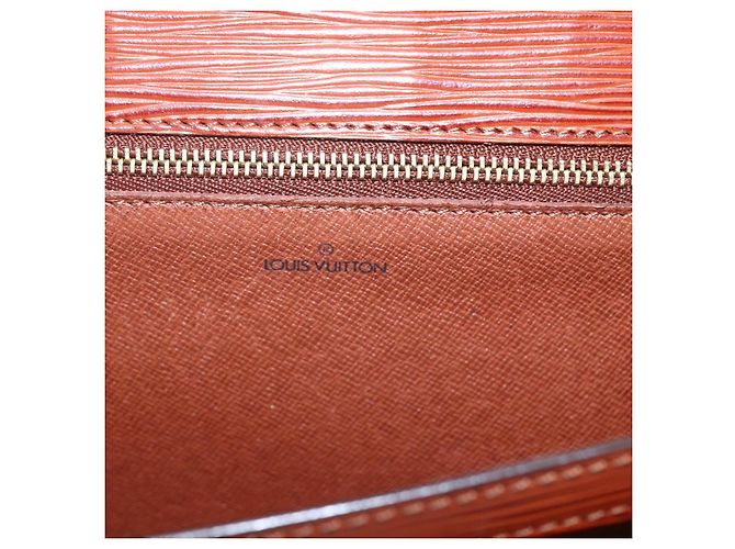 LOUIS VUITTON Borsa a Mano Dragonne Epi Serie Marrone M52618 LV Auth th6531 - vista 18