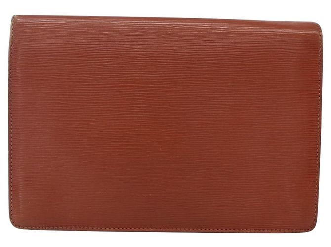 LOUIS VUITTON Borsa a Mano Dragonne Epi Serie Marrone M52618 LV Auth th6531 - vista 2