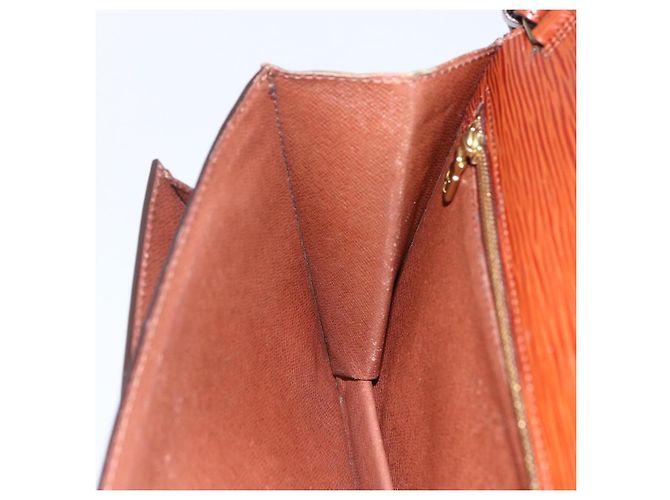 LOUIS VUITTON Borsa a Mano Dragonne Epi Serie Marrone M52618 LV Auth th6531 - vista 21