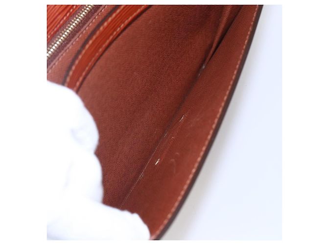 LOUIS VUITTON Borsa a Mano Dragonne Epi Serie Marrone M52618 LV Auth th6531 - vista 22