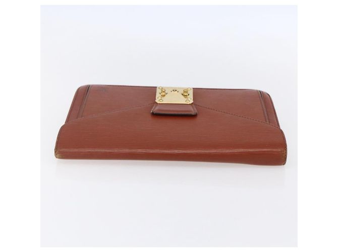LOUIS VUITTON Borsa a Mano Dragonne Epi Serie Marrone M52618 LV Auth th6531 - vista 5