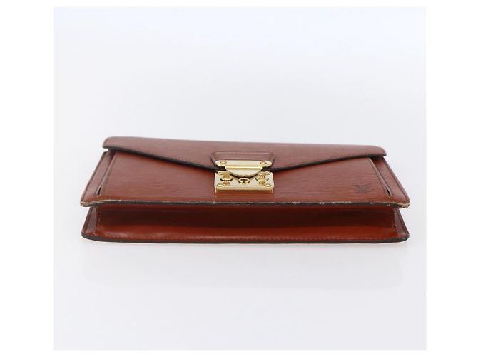 LOUIS VUITTON Borsa a Mano Dragonne Epi Serie Marrone M52618 LV Auth th6531 - vista 6