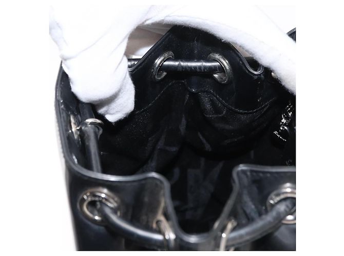 Salvatore Ferragamo Vala Backpack Leather Silver Auth BA8422 Silvery - view 19