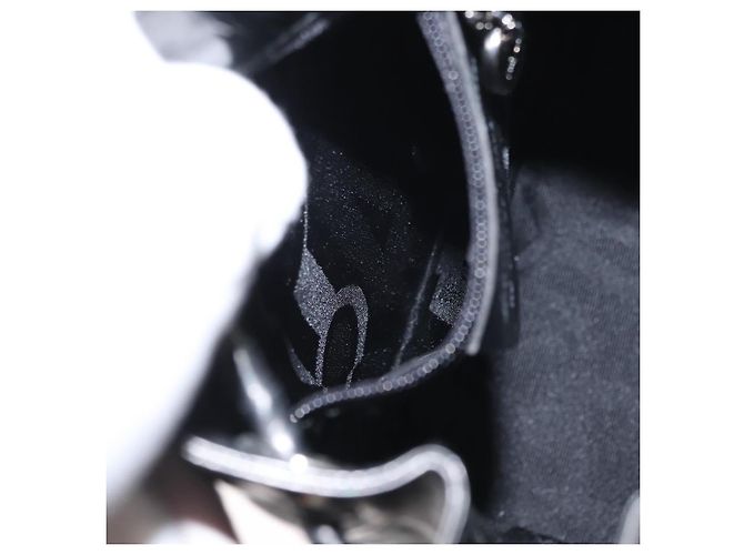 Salvatore Ferragamo Vala Backpack Leather Silver Auth BA8422 Silvery - view 21