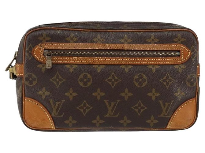 LOUIS VUITTON Clutch Marly Dragonne GM Monogram M51825 LV Auth BA8115 Monogramma - vista 13