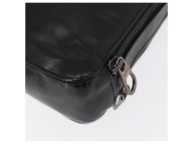 Autre Marque Borsa clutch in pelle Intrecciato Bottega Veneta nera Auth bs31360 - vista 16
