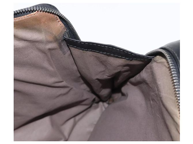 Autre Marque Borsa clutch in pelle Intrecciato Bottega Veneta nera Auth bs31360 - vista 21
