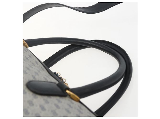 Gucci Borsa a mano Micro GG Supreme in PVC Navy Gold 002 58 0033 Auth 151506 D'oro Blu navy - vista 14