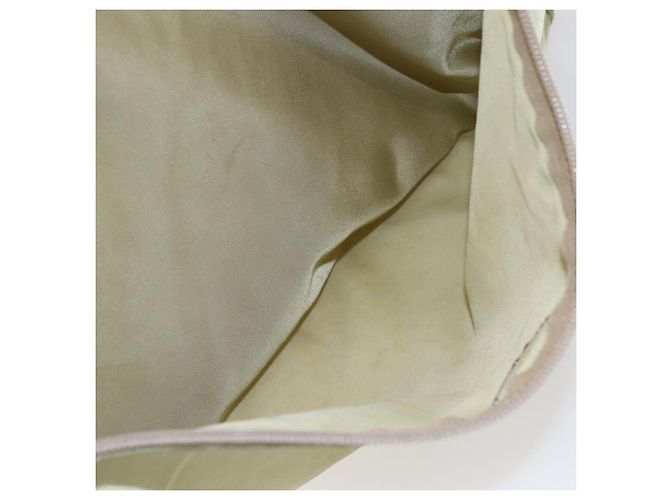 Borsa Tote PRADA Nylon Verde Argento Auth 153132 - vista 23