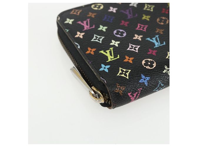 LOUIS VUITTON Monogram Multicolor Zippy Wallet Wallet Black M60243 Auth bs31331 - view 14