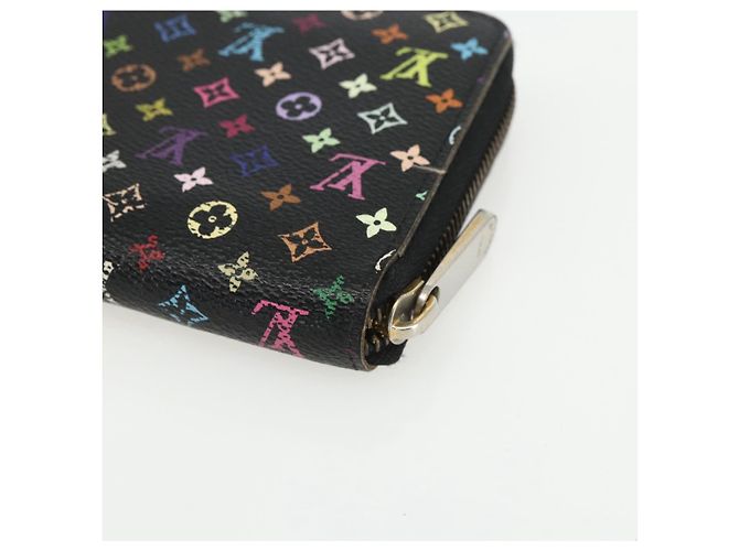 LOUIS VUITTON Monogram Multicolor Zippy Wallet Wallet Black M60243 Auth bs31331 - view 15